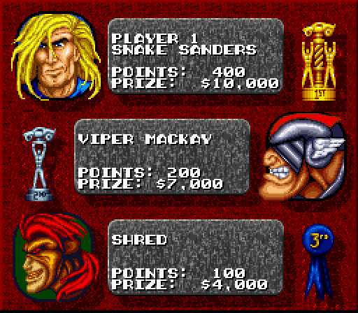 Rock 'n Roll Racing screenshot 5 for Super Nintendo